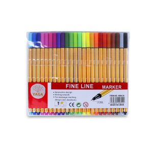 24 Rotuladores Delgados Fine Line Marker
