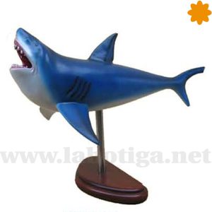 Fabuloso Tiburón Blanco figura con soporte