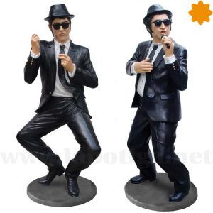 Figuras de los Blues Brothers Bailando de Gran Tamaño