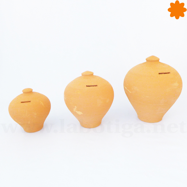 Hucha tradicional mediana realizada en cerámica - Imagen 3