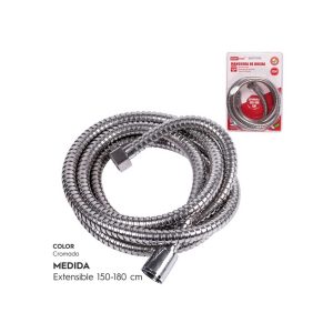 Manguera de ducha acero extensible 150-180 cm Gordy Home