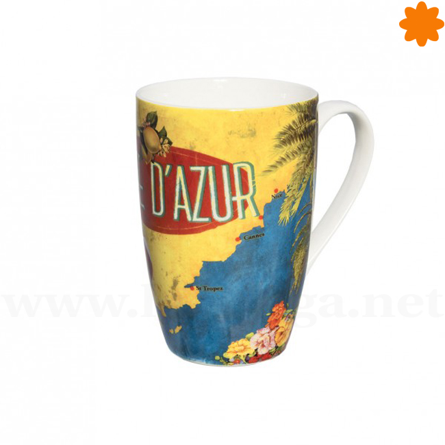 Mug de estilo retro de la colección Côte d’Azur