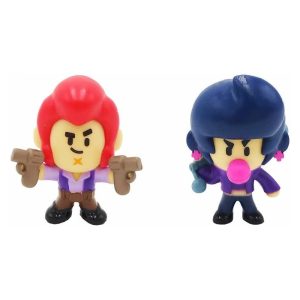 Pack de dos figuras Brawl Stars Colt y Bibi mini 6411 1020