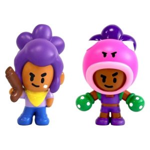 Pack de dos figuras Brawl Stars Shelly y Rosa mini 6411 1020