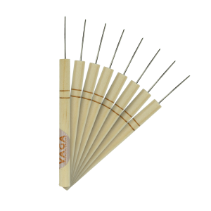 Punzón De Madera Escolar Largo 12 Cm 25 Piezas