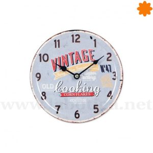Reloj de pared Vintage «Looking Corn Flakes» (20cm)