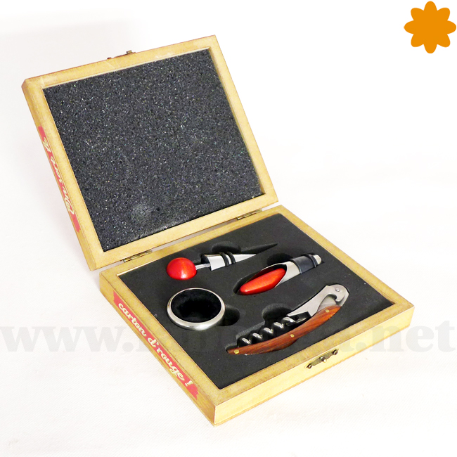 Abridor sacacorchos la bodega un set para el vino muy original - Imagen 4