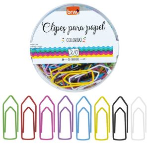BRW CLIP 50PC COLORIDO