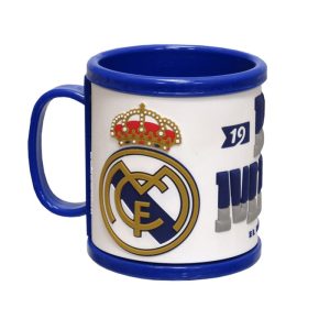 Taza de PVC del Real Madrid con estampado del escudo CYP MG15RM