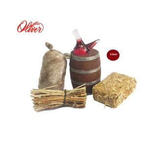 Utensilios para belén navideño 5cm Oliver