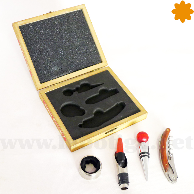 Abridor sacacorchos la bodega un set para el vino muy original - Imagen 9