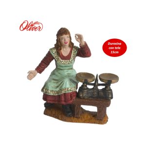 Figura de Vendedora de durexina 15cm Oliver
